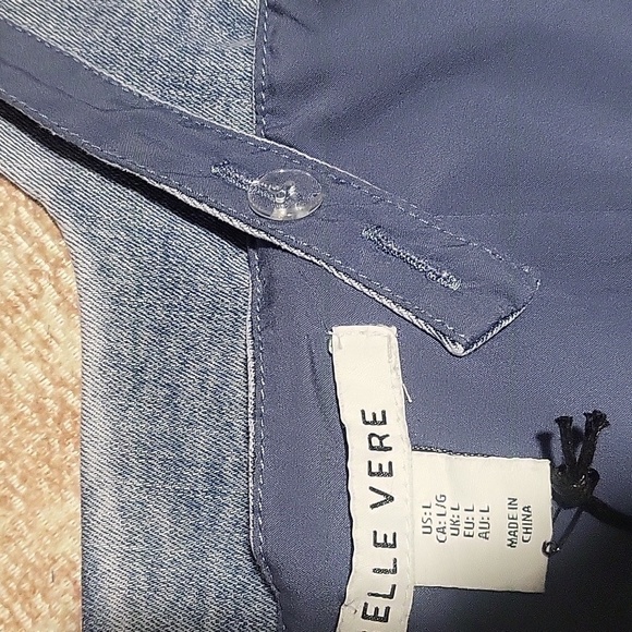 Women's Blue Denim Top - Picture 6 of 11